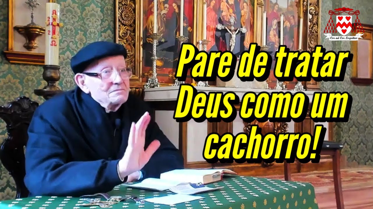 “Há católicos que tratam Deus como um cachorro, dando a Ele apenas as migalhas...” (Padre Faus)