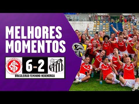 Gols e lances de Internacional x Santos