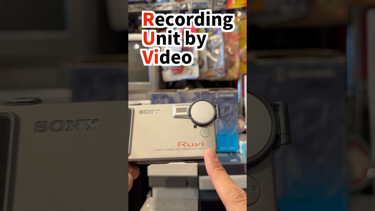 98年発売の苦行のようなカメラ【SONY CCD-CR1 Ruvi】#shorts