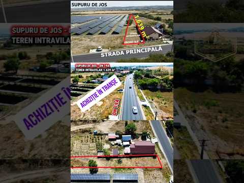 VIDEO - Supuru de Jos | Teren intravilan - 1.639 mp | Acces din E81 / DN 19A — Video