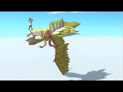 Yellow Wyvern VS All Units - Animal Revolt Battle Simulator