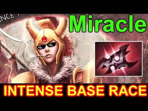 Miracle- Legion Commander- Dota 2: Intense BASE RACE
