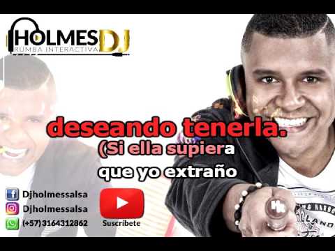 Si ella supiera / Ray de la paz / Video Liryc letra / Holmes DJ