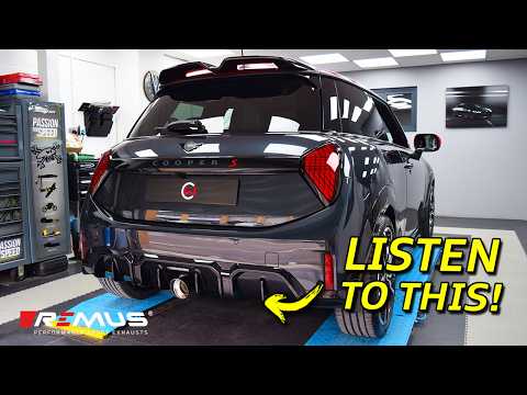 The Mini Cooper S F66: The REMUS Exhaust System! Build & Sounds!