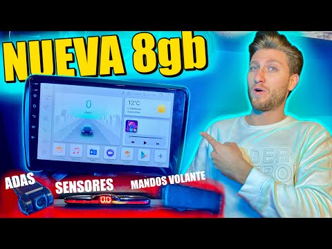 Install Android 9" Car Radio with 360° Camera and ADAS, Parking Sensors and Steering Wheel Contro...