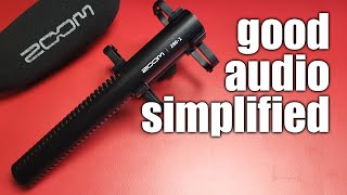 Video thumbnail for Is Audio Too Complicated? -  3 Tips for Simply Good Audio -  ft. ZOOM ZSG-1 shotgun mic by Wayne RECs