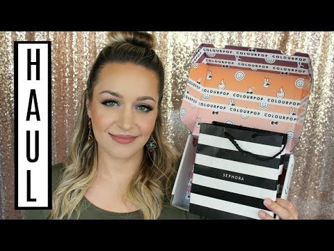 BIG Makeup Haul! Sephora Tarte Colourpop & More! | DreaCN Video