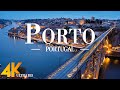 Porto 4K drone view • Stunning Footage Aerial View Of Porto | Relaxation film with calming music