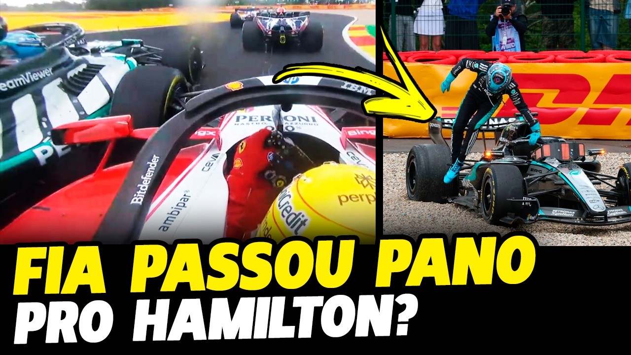 POR QUE HAMILTON ESCAPOU DE PUNIÇÃO MAIS PESADA POR BATIDA EM RUSSELL | FÓRMULA 1