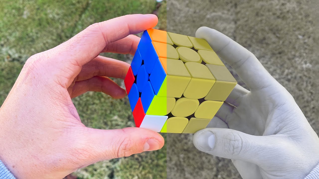 Colorblind solving Rubiks Cube but YOU'RE colorblind too
