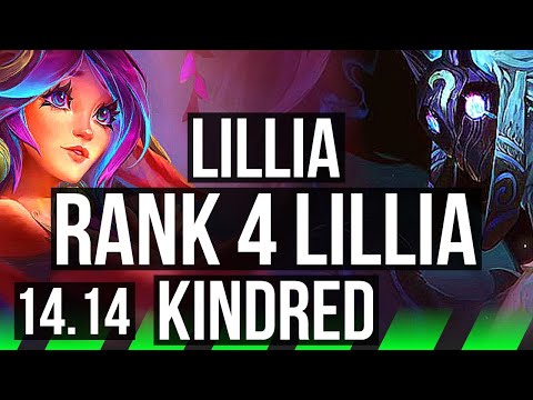 LILLIA vs KINDRED (JGL) | Rank 4 Lillia, 7/1/9, Godlike | JP Challenger | 14.14