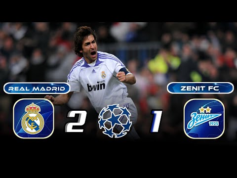 zenit petersburg 🇷🇺 × 🇪🇦 Real madrid |1 × 2 | HIGHLIGHTS | All Goals | Champions league 2008/09