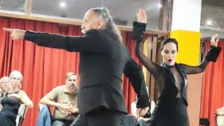 Video thumbnail for La Cumparsita (Julio Sosa) Mariana Flores y Eduardo Cappussi. Milonga Gente Amiga 25ene25 (1/3)