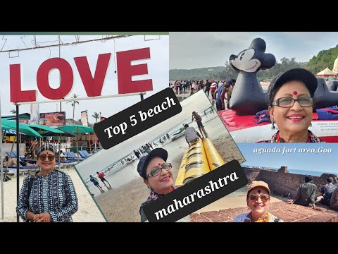 Top 5 beaches in Maharashtra।।Juhu,colva,Ganapatipule,sinquerim,panajigoa & Veena lake#india#video