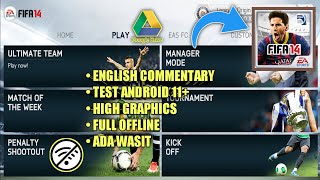 FIFA 14 Original Android Gameplay - Tersedia Data Komentator