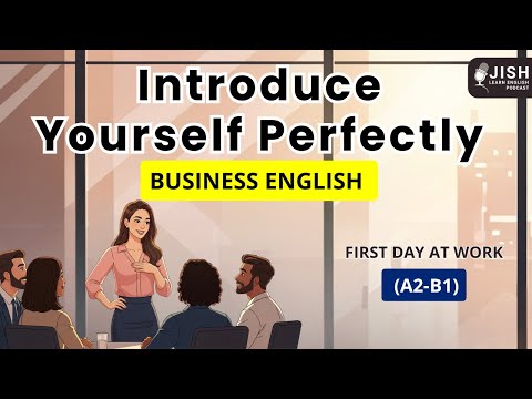 Business English Basics: How to Introduce Yourself to a New Team (A2 - B1) | Slow & Easy English