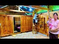 DAU repainted the interior of the wooden house, creating a perfect masterpiece as a gift for TU.