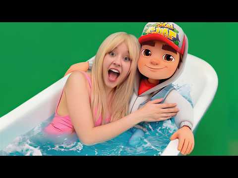 я кинул в ванну ВСЕ БОМБОЧКИ SUBWAY SURFERS в 3:00 НОЧИ !