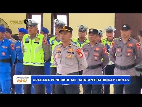 POLRES KEPULAUAN SULA MELAKSANAKAN UPACARA PENGUKUHAN BHABINKAMTIBMAS