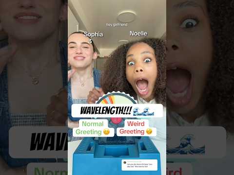 We got the EXACT SAME score 🤩😇#besties #bestiesforever #wavelength #boardgames