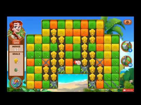 Lost Island Blast Adventure Level 1353 NO BOOSTERS - A S GAMING ✔