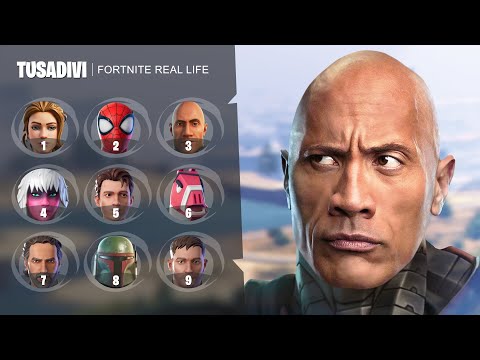 GUESS THE FORTNITE SKIN IN REAL LIFE - #3 - FORTNITE CHALLENGE | tusadivi