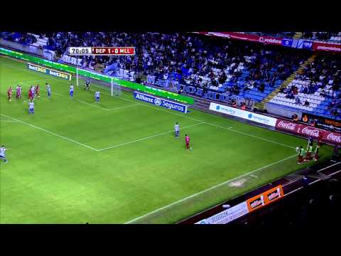 La Liga | Gol de Geromel (1-1) Deportivo de la Coruña - RCD Mallorca | 01-11-2012 | J4