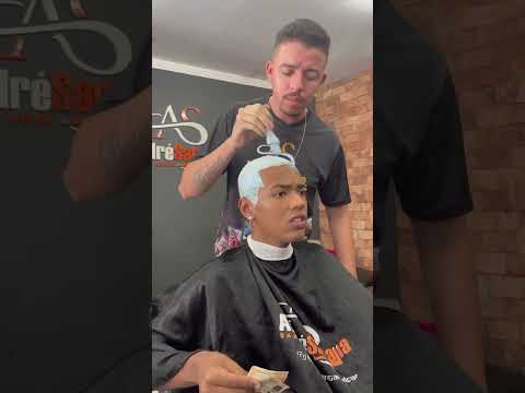 IT SNOWED WRONG 🤣😅😅………………… #barber #platinum #snowed #barber #barbershop