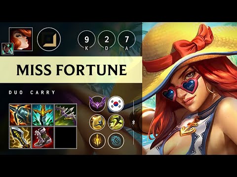Miss Fortune ADC vs Ashe - KR Master Patch 25.20