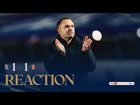 Reaction | Chris Davies | Birmingham City 1-1 Charlton Athletic