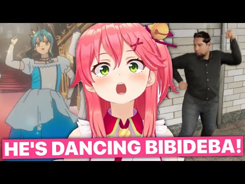 Miko Finds Old Guy Dancing Suisei's Bibideba (Sakura Miko / Hololive) [Eng Subs]
