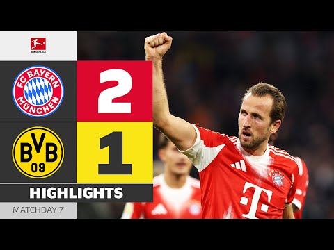 Resumen Bayern München vs B. Dortmund Jornada 7