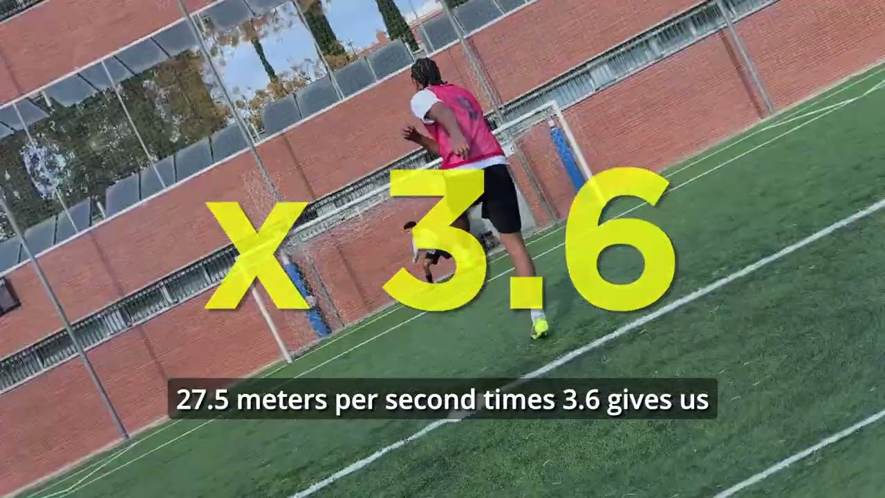 How fast is that ball actually moving – and does the goalie even have time to react?