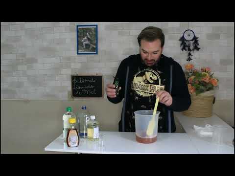 Sabonete Líquido de Mel para as Mãos e Rosto... Hemerson Esteque #sabonetelíquido #saboneteartesanal