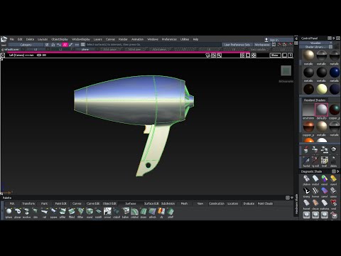 AUTODESK ALIAS DESIGN - CONCEPT HAIR DRYER - 1