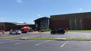Waterloo High School diploma pickup event