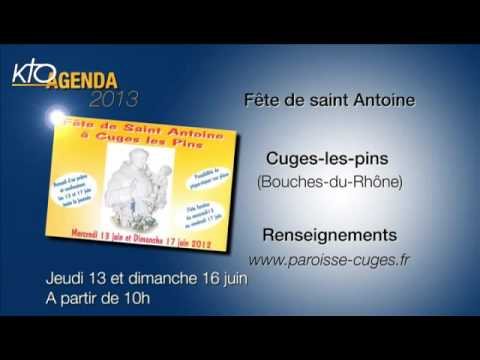 Agenda du 1er au 07 juin 2013