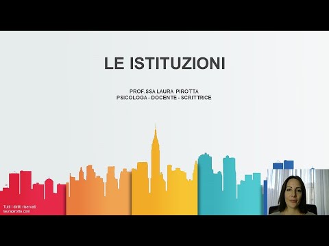 12. Istituzioni e organizzazioni