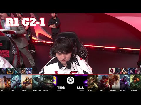 TES vs LLL - Game 1 | Round 1 LoL MSI 2024 Play-In Stage | Top Esports vs LOUD G1 full game