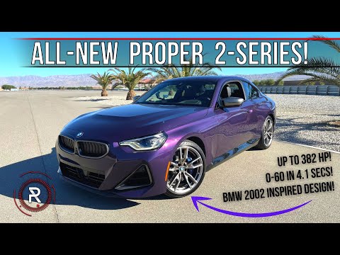 The 2022 BMW M240i xDrive Is A 2002-Inspired Turbocharged Sports Coupe