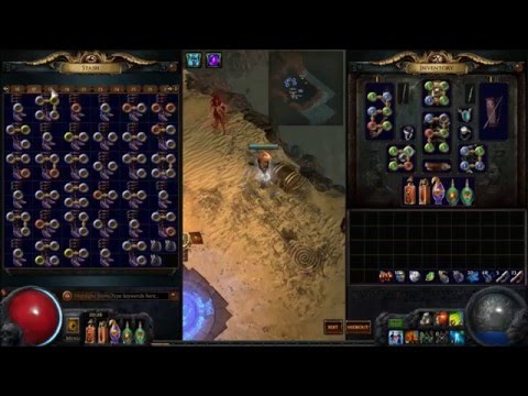 Chancing 268 Sorcerer Boots (+ 66 scour/chance bonus) and 63 Prophecy Wands