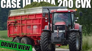 CASE IH PUMA 200 CVX Driving from the GoPro view