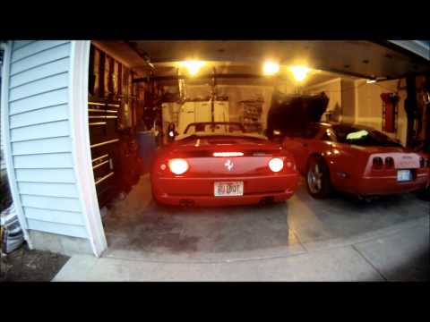 F355 Ferrari Spider clearing its throat.