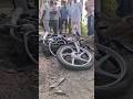 ट्रक व बाईक की आमने सामने की टक्कर में B