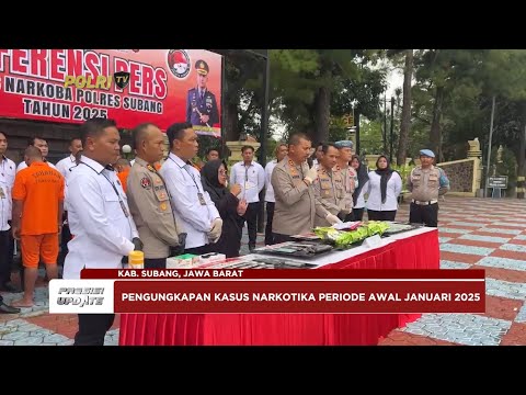 PRESISI UPDATE : POLRES SUBANG AMANKAN 5,176 KG NARKOTIKA JENIS SABU 26/01/2025 (13.00)