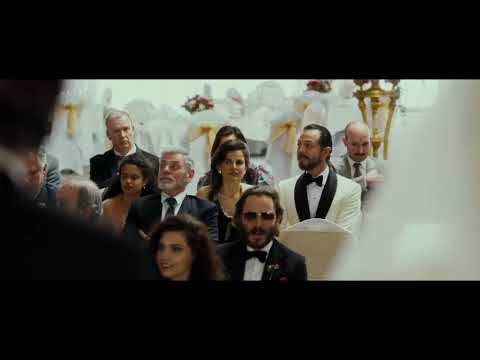 Trailer collage: nightclub neon and counting machines; the score’s pulses underwrite the needle-drops