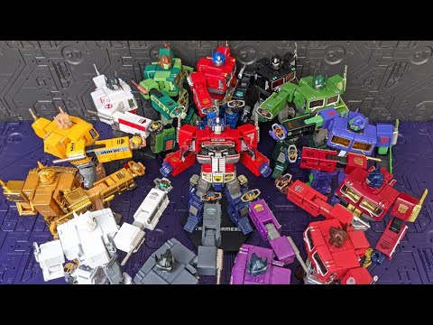 Vista Rápida Transformers Masterpiece MP-10 Convoy / Optimus Prime (Todos sus repintados)