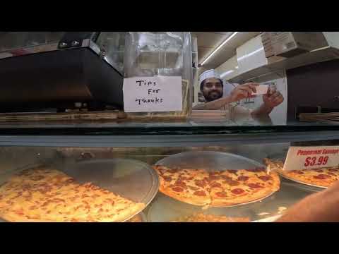 New York City, Macys Store 6 Ave, W 41 St, 7 Ave, Corners of W 34 to W 46 Streets, $1.50 Pizza Shop