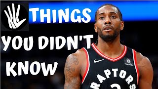 5 Things You DIDN'T KNOW About Kawhi Leonard! NO ONE KNOWS #5!!!