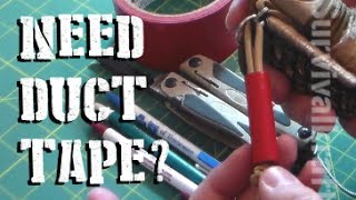 preview picture of video 'D.I.Y. Duct Tape Zipper Pull/Keychain Fob — Quick Tip # 5'